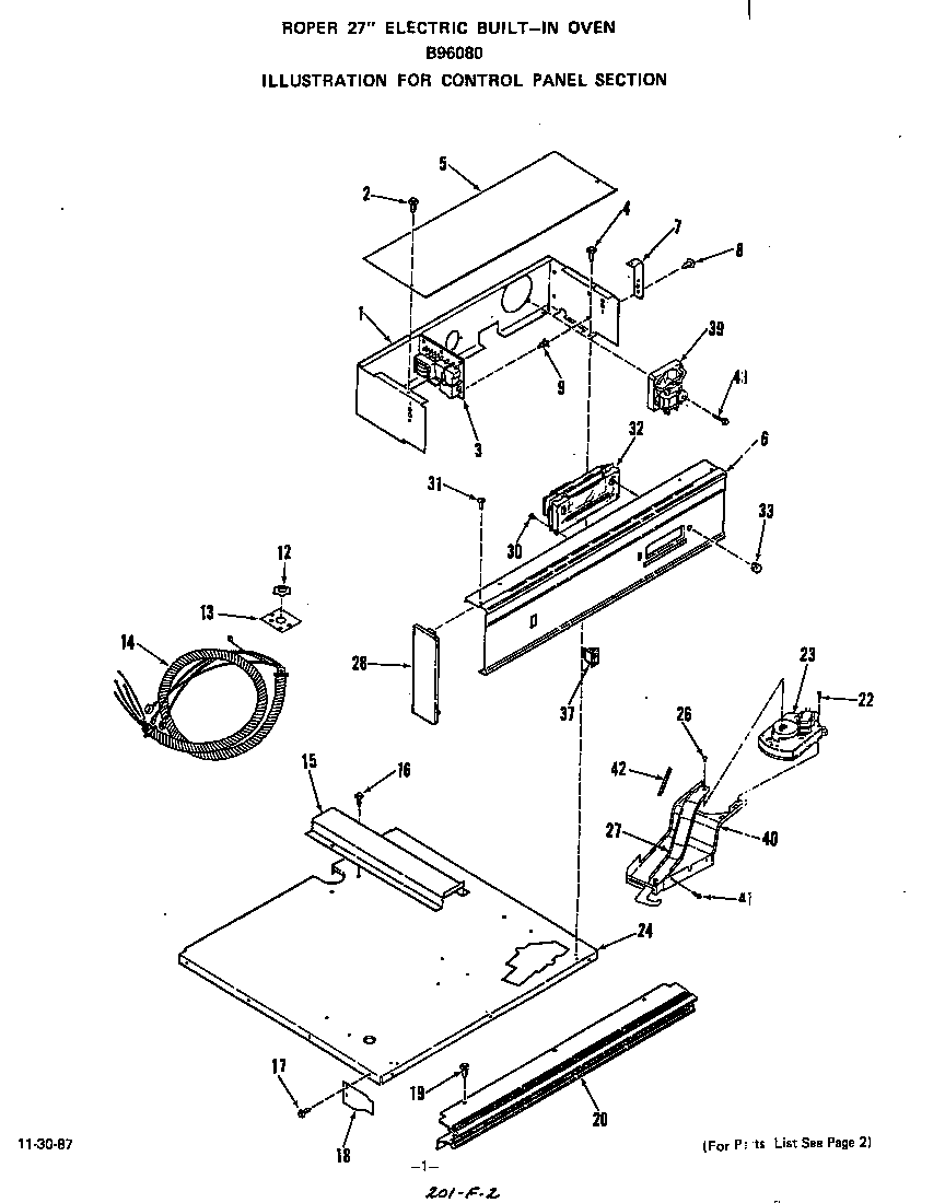 Control panel