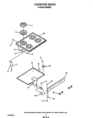 Cook top
