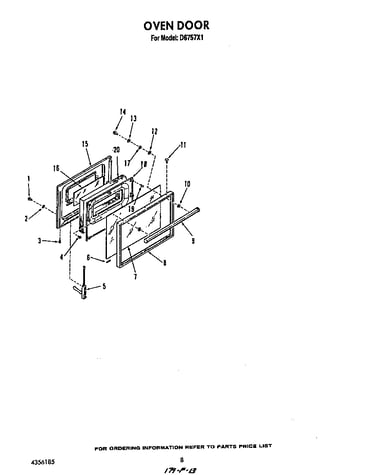 Oven door