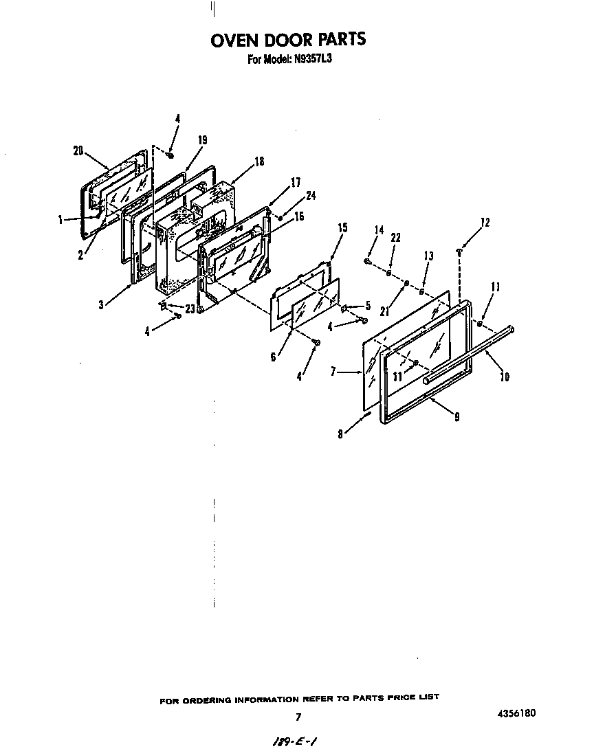 Oven door