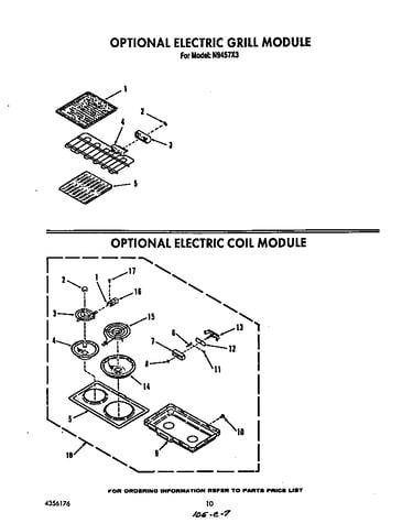 ^electric grill module