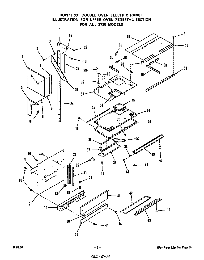 UPPER OVEN PEDESTAL