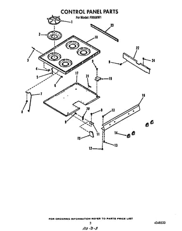 Cooktop parts