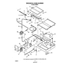 Roper F8958*1 broiler and oven burner diagram