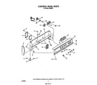 Roper F9808W0 control panel diagram