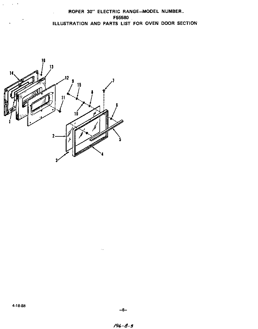 OVEN DOOR
