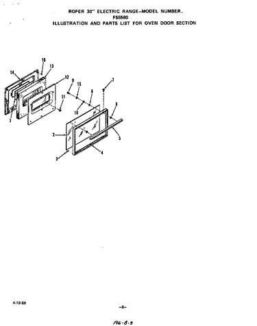 Oven door