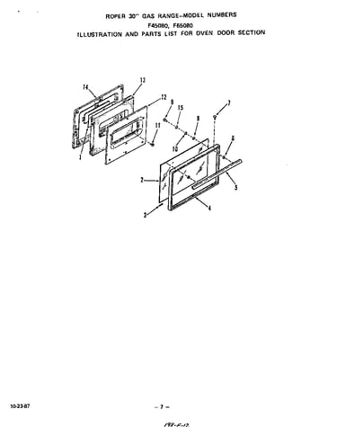 Oven door