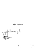 Oven door lock