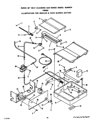 Broiler and oven burner
