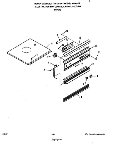Control panel