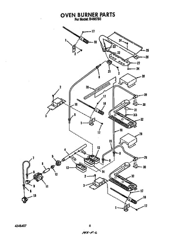 Oven burner
