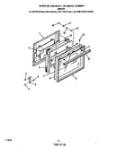 Full glass oven door
