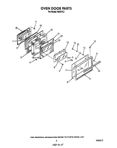 Oven door
