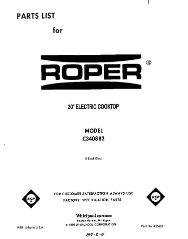Cover page