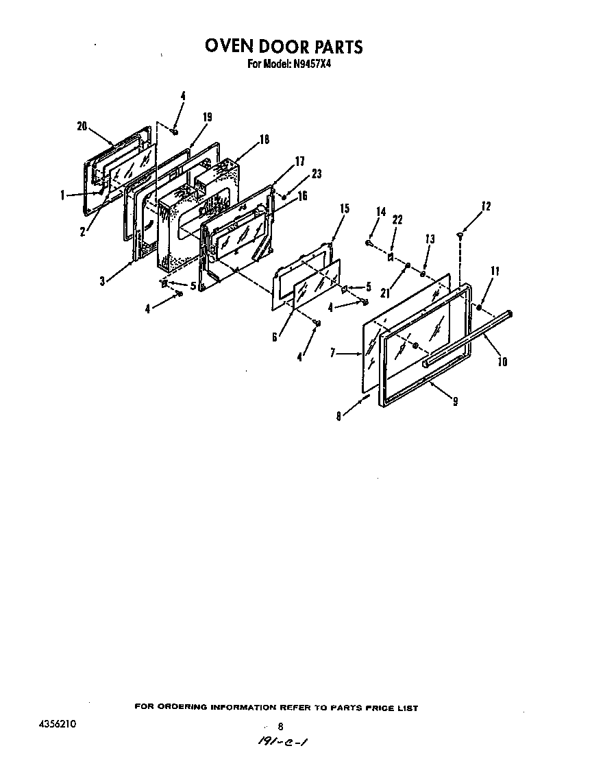 Oven door