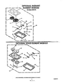 Radiant element and soild elements