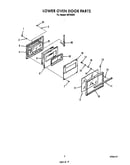 Lower oven door