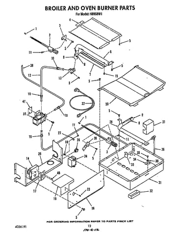 Broiler and oven burner