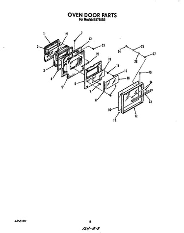 Oven door