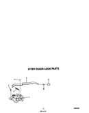Oven door lock