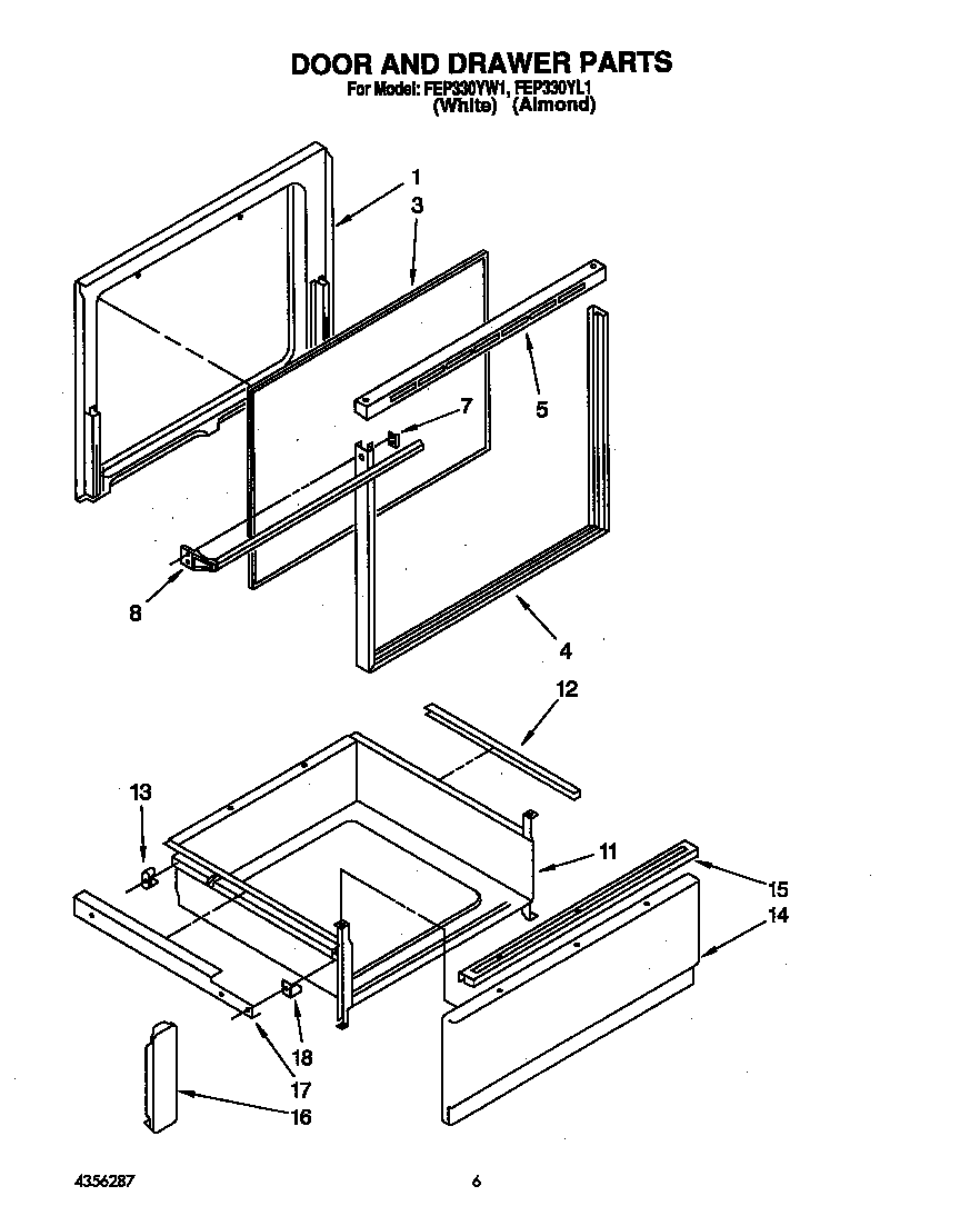 Door and drawer