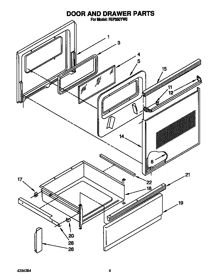 Door and drawer