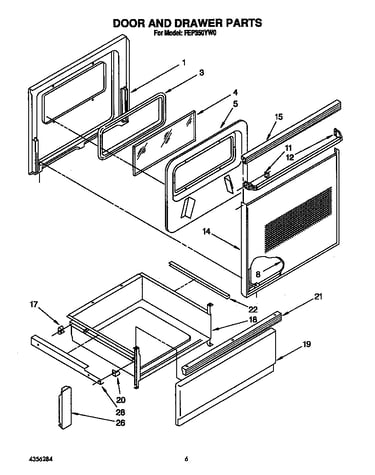 Door and drawer