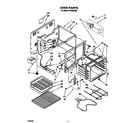 Roper FEP340YW0 oven diagram