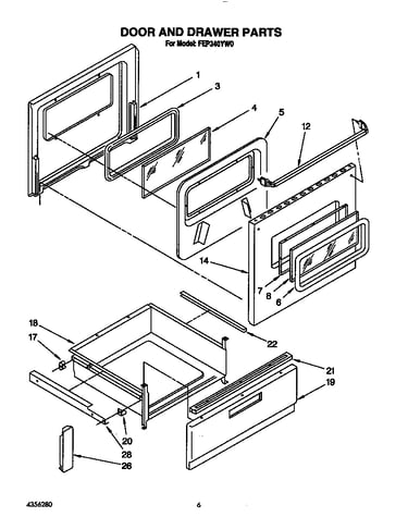 Door and drawer