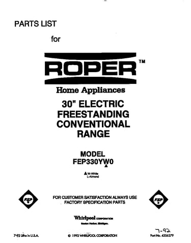 Front cover