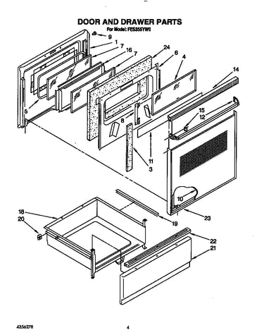 Door and drawer