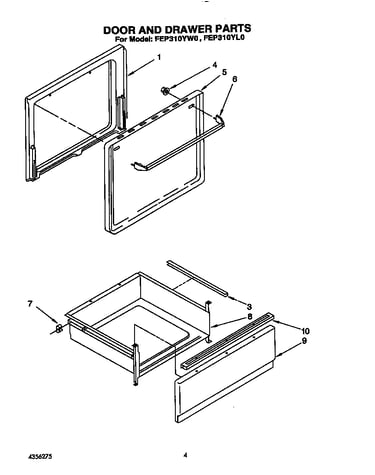 Door and drawer