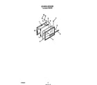 Roper F4357W0 oven door diagram