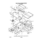 Roper F8557W1 broiler and oven diagram