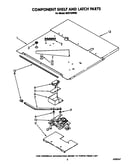 Component shelf and latch