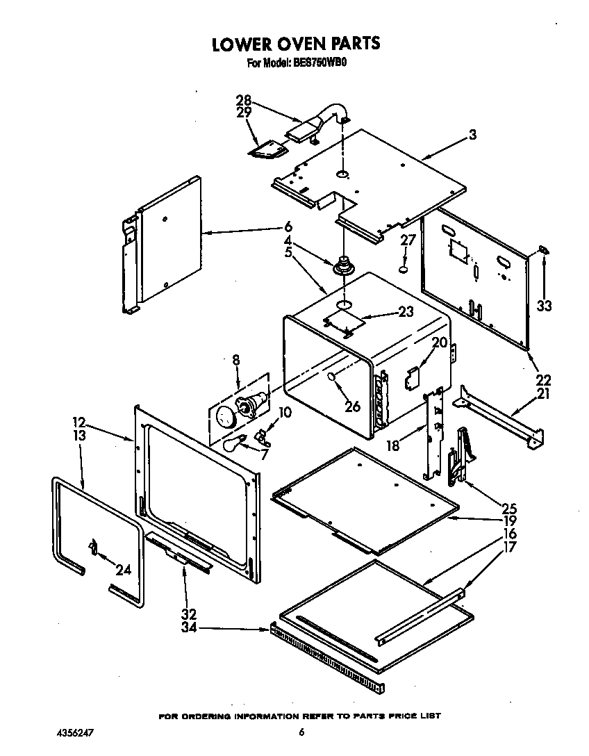 Lower oven
