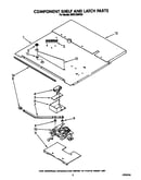 Component shelf and latch