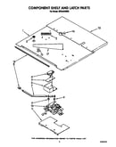 Component shelf and latch