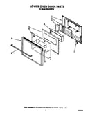 Lower oven door