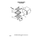 Roper BES450WB0 oven liner diagram