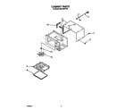 Whirlpool MS1060XYR0 cabinet diagram