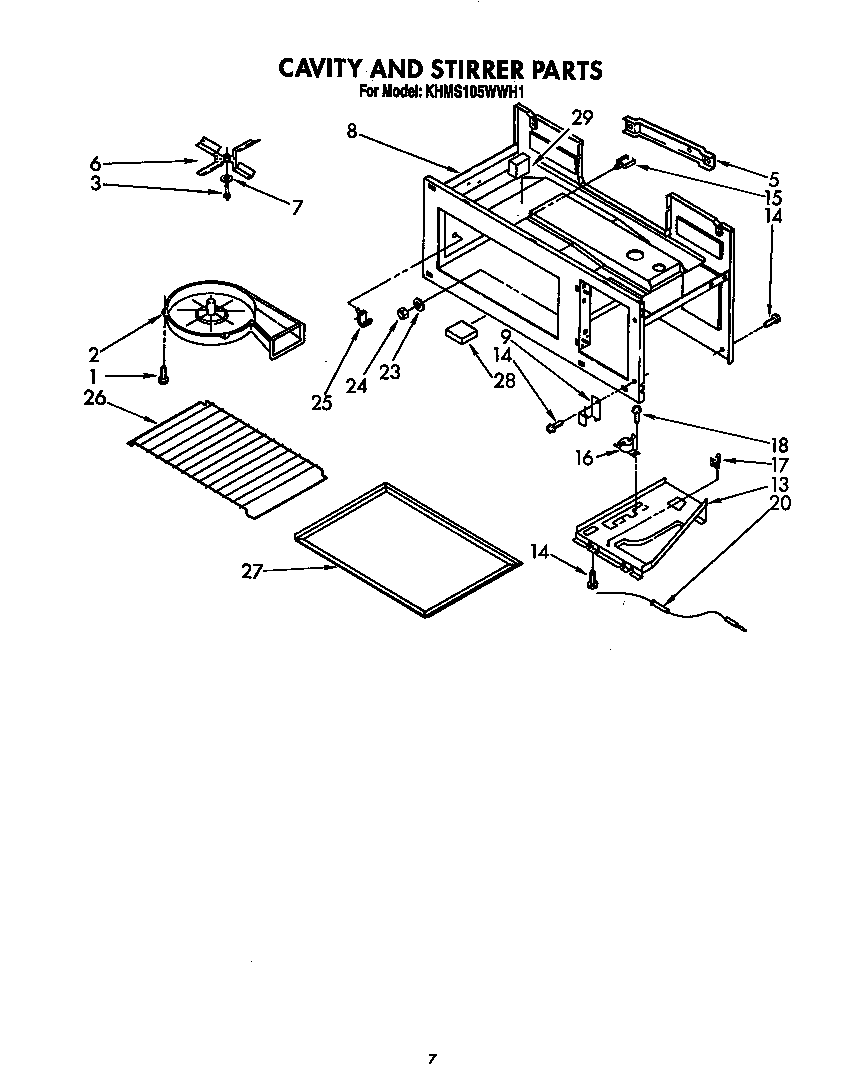 Cavity and stripper