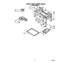 Whirlpool MH6600XX0 cavity and stirrer diagram