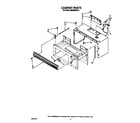 Whirlpool MH6600XW1 cabinet diagram