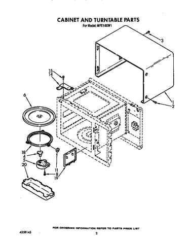 Cabinet and turntable