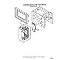 Roper MFE14XW1 control panel and door diagram