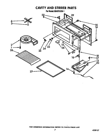 Cavity and stirrer