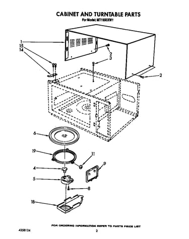 Cabinet and turntable