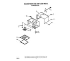Whirlpool MS1651XW1 magnetron and air flow diagram